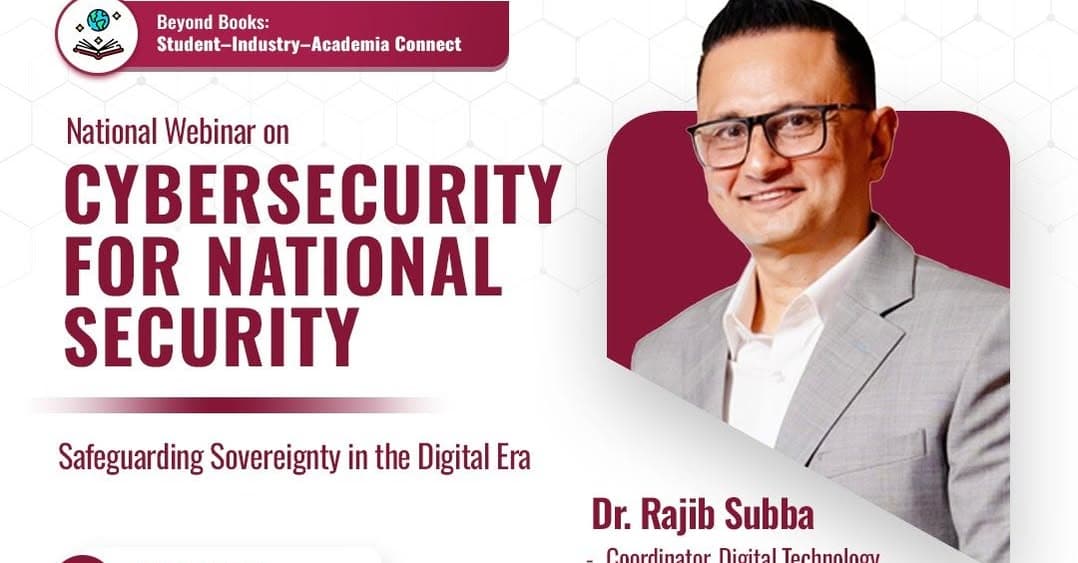 Cybersecurity Seminar by Dr. Rajib Subba